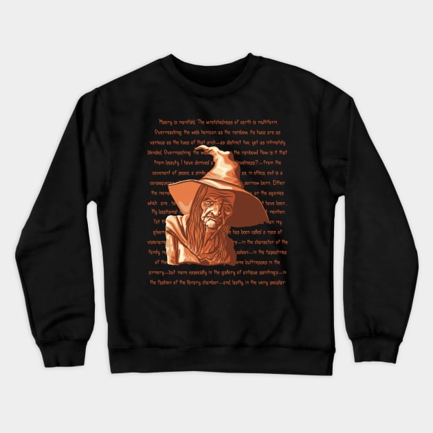 Wise Old Witch Crewneck Sweatshirt by Slightly Unhinged